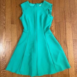 Sandra Darren Blue Sleeveless A-Line Mini Dress Womens Size 12